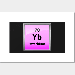 Ytterbium Periodic Table Element Symbol Posters and Art